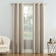 thumbnail image 1 of Mainstays Grommet Top Blackout Curtain Panel, 1 Panel, Beige, 40" W x 108" L, 1 of 8