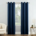 thumbnail image 1 of Mainstays Blackout Grommet Single Curtain Panel, 1 Panel, Blue, 40"W x 108"L, 1 of 7