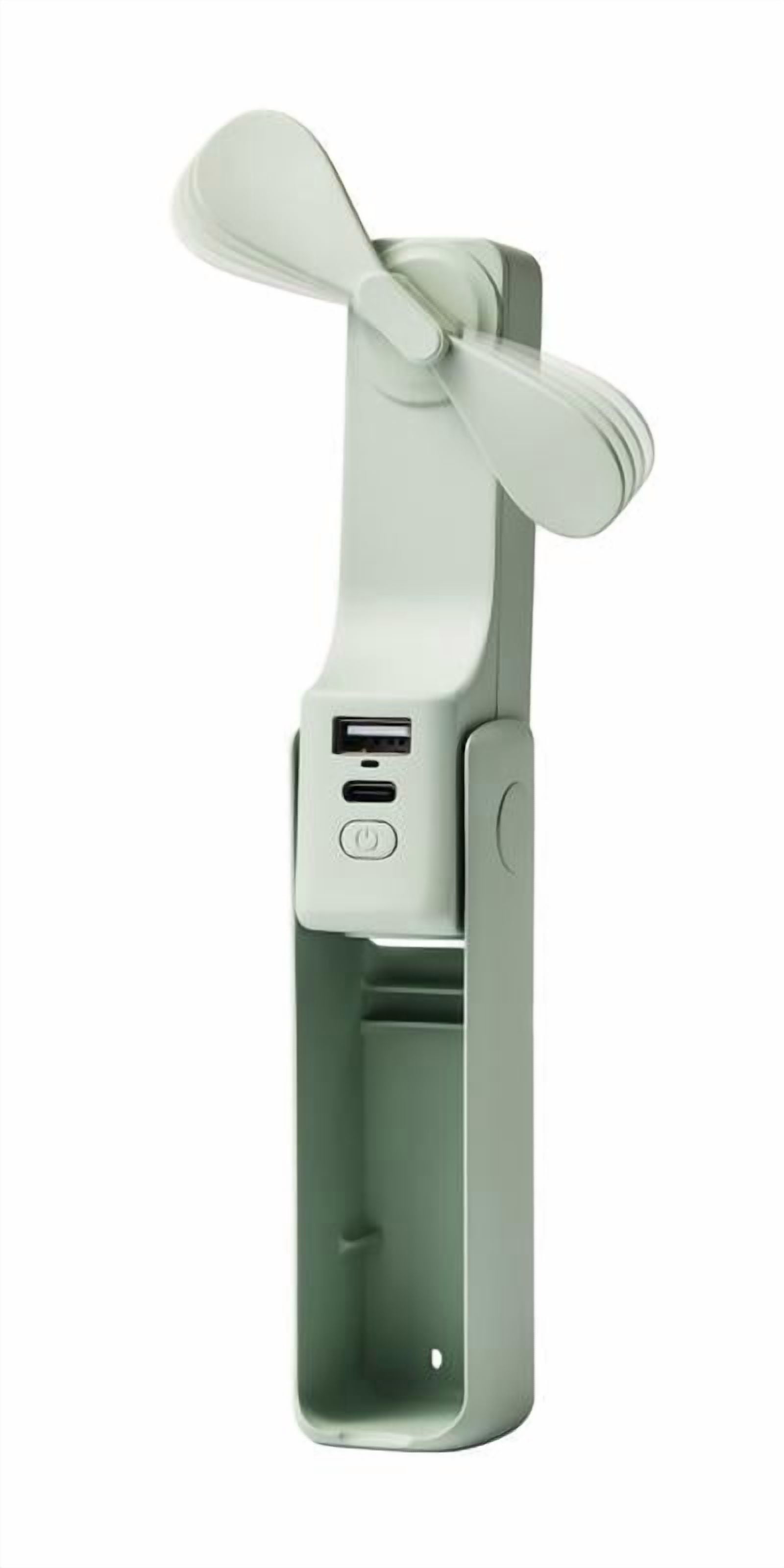 Mainstays Handheld Rechargeable Pocket Fan Soft Sea - Walmart.com