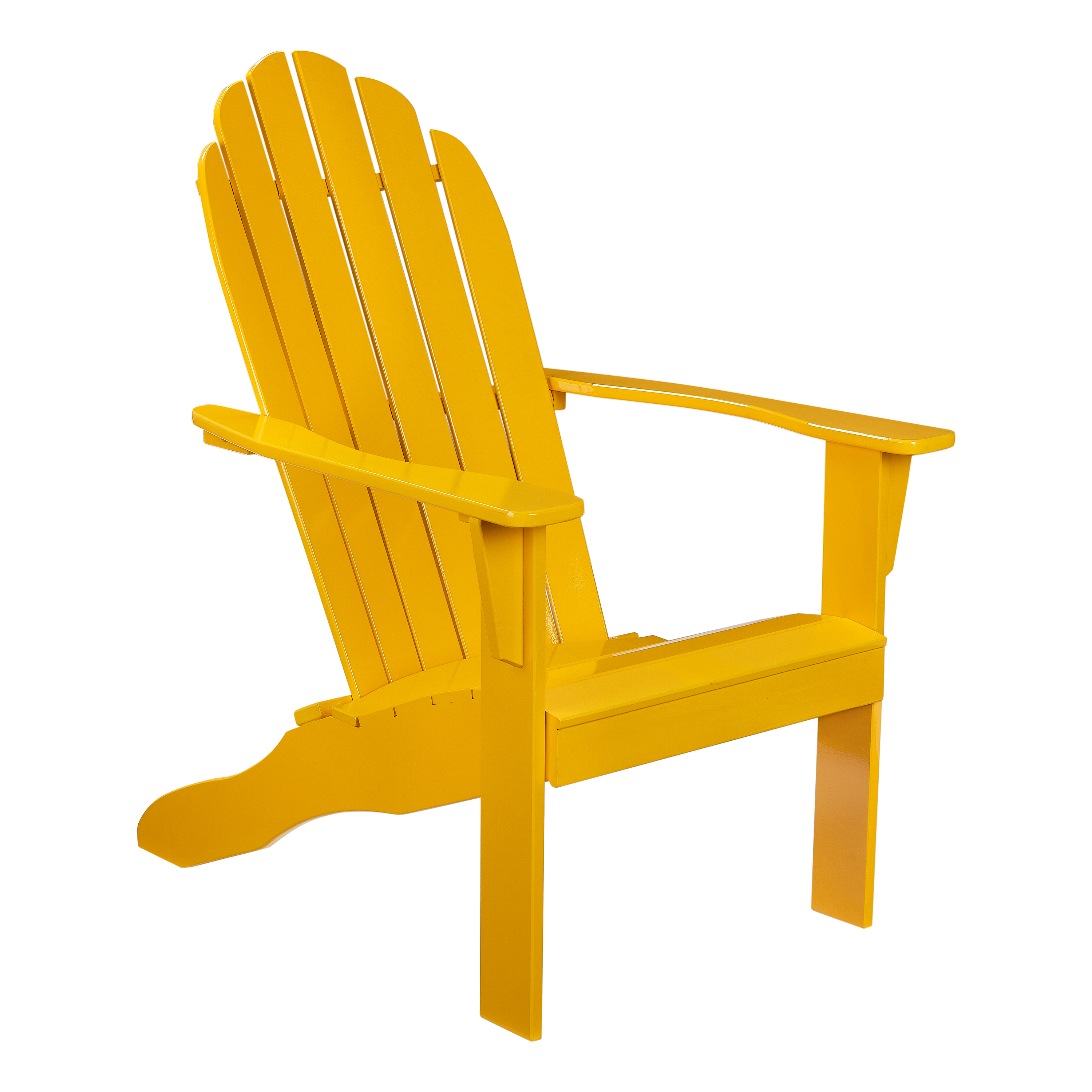 Mainstays Hardwood Adirondack Chair - Yellow - image 1 of 8