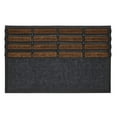 thumbnail image 1 of Mainstays Hardy Black Boot Scraper Coir Outdoor Doormat, 18" x 30", 1 of 4