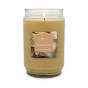 Mainstays Single-Wick Scented Glass Jar Candle, Hazelnut Cream, 20oz.