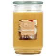 Mainstays Hazelnut Cream SingleWick Glass Jar Candle, 20 oz