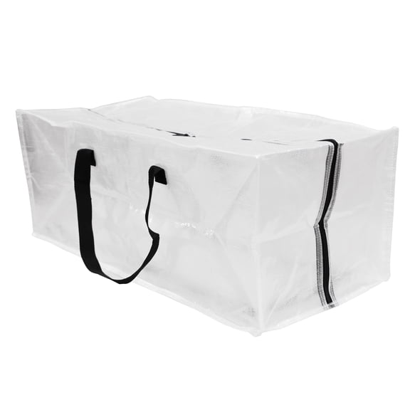 Mainstays Heavy Duty 20 Gallon Clear Storage and Moving Bag with Dual Handles and Backpack Straps