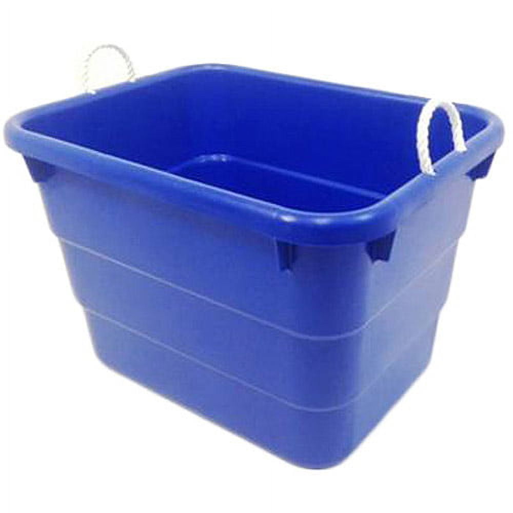 Find Your Perfect Mainstays HeavyDuty 40Gallon Rope Tub, Stadium Blue