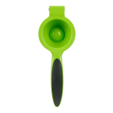 Mainstays Heavy Duty Diecast Lime Green Manual Juicer and Squeezer with Comfort Grips Handles