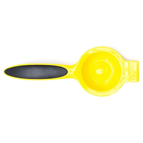 Mainstays Heavy Duty Diecast Yellow Lemon Manual Juicer and Squeezer with Comfort Grips Handles