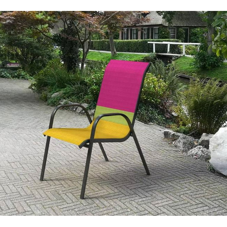 Sling stacking patio chair walmart best sale