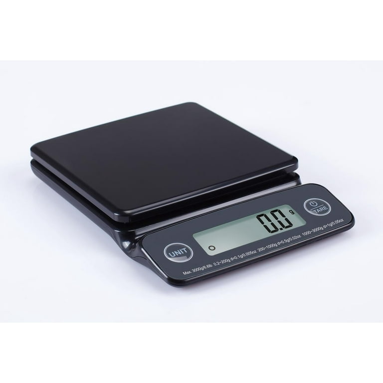 Mainstays MS81-020-100-51 11 lbs Glass Digital Scale - Black