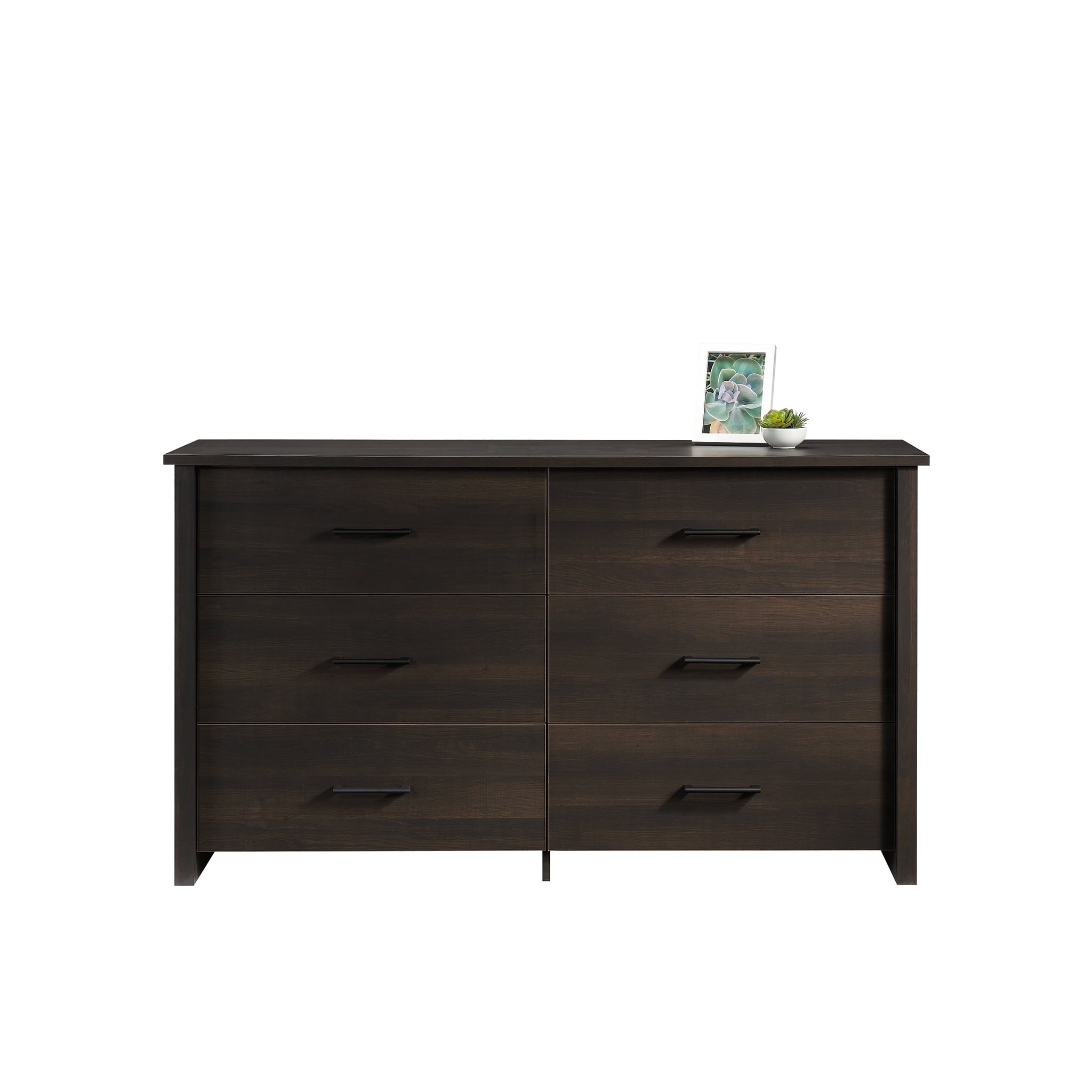 Mainstays Hillside 4Drawer Dresser, Black Finish