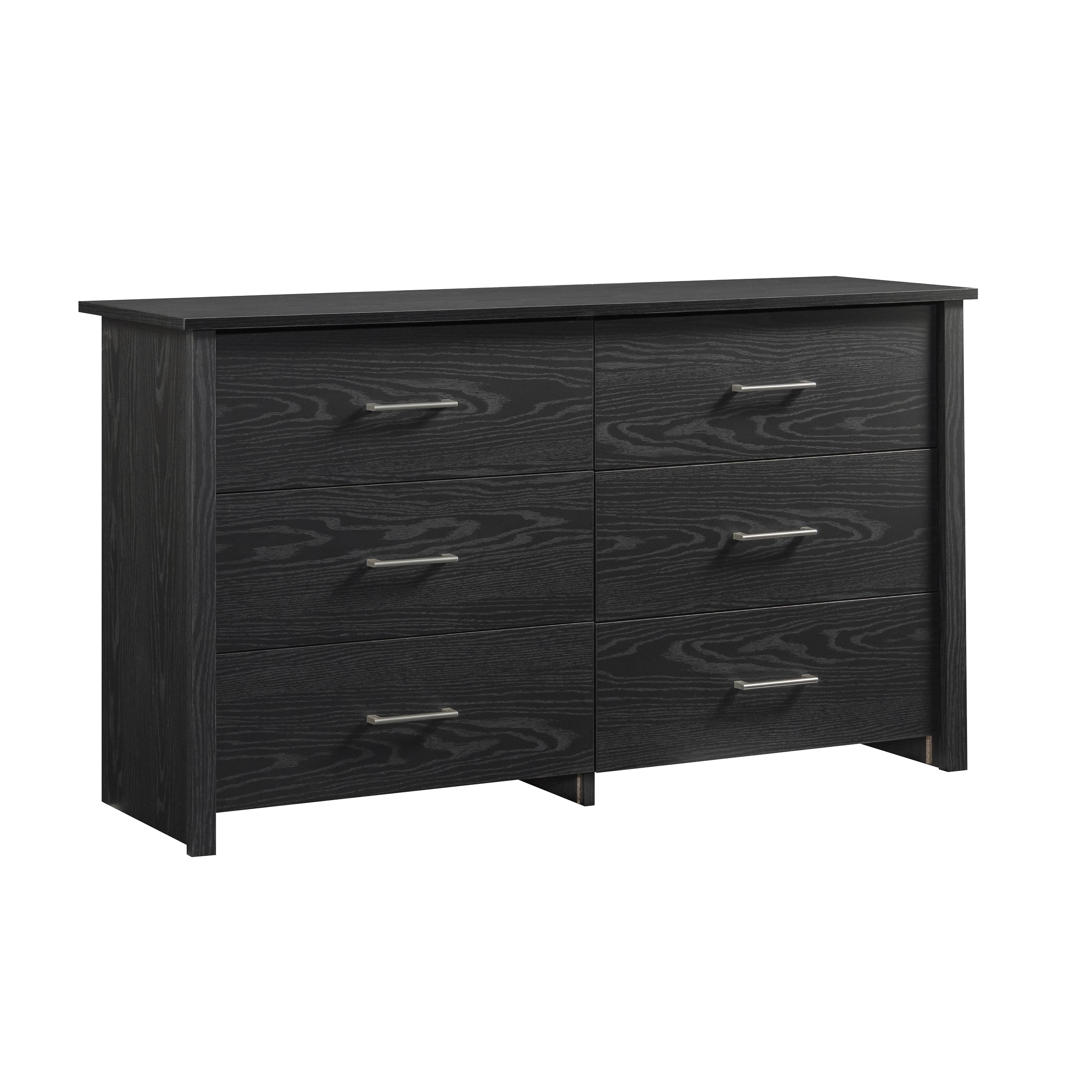 Mainstays Hillside 6Drawer Dresser, Blackwood Finish