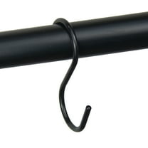 Mainstays Hooks, Black, 12 Piece/Set, 100% Iron