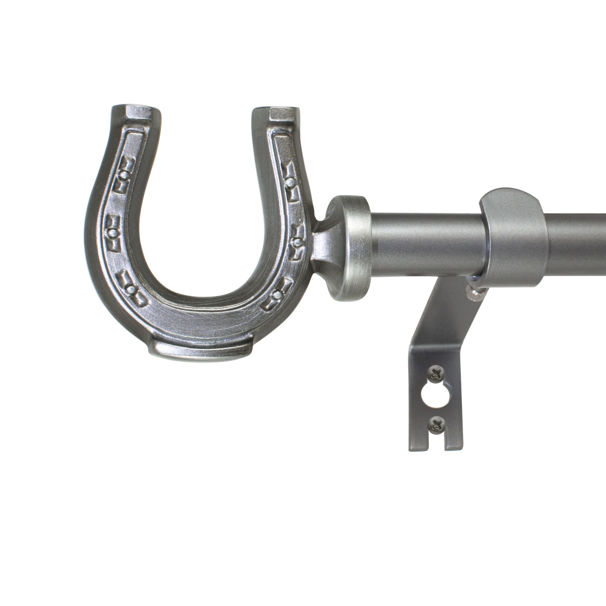 Mainstays Horseshoe 5/8inch Diameter Adjustable Drapery Rod Set