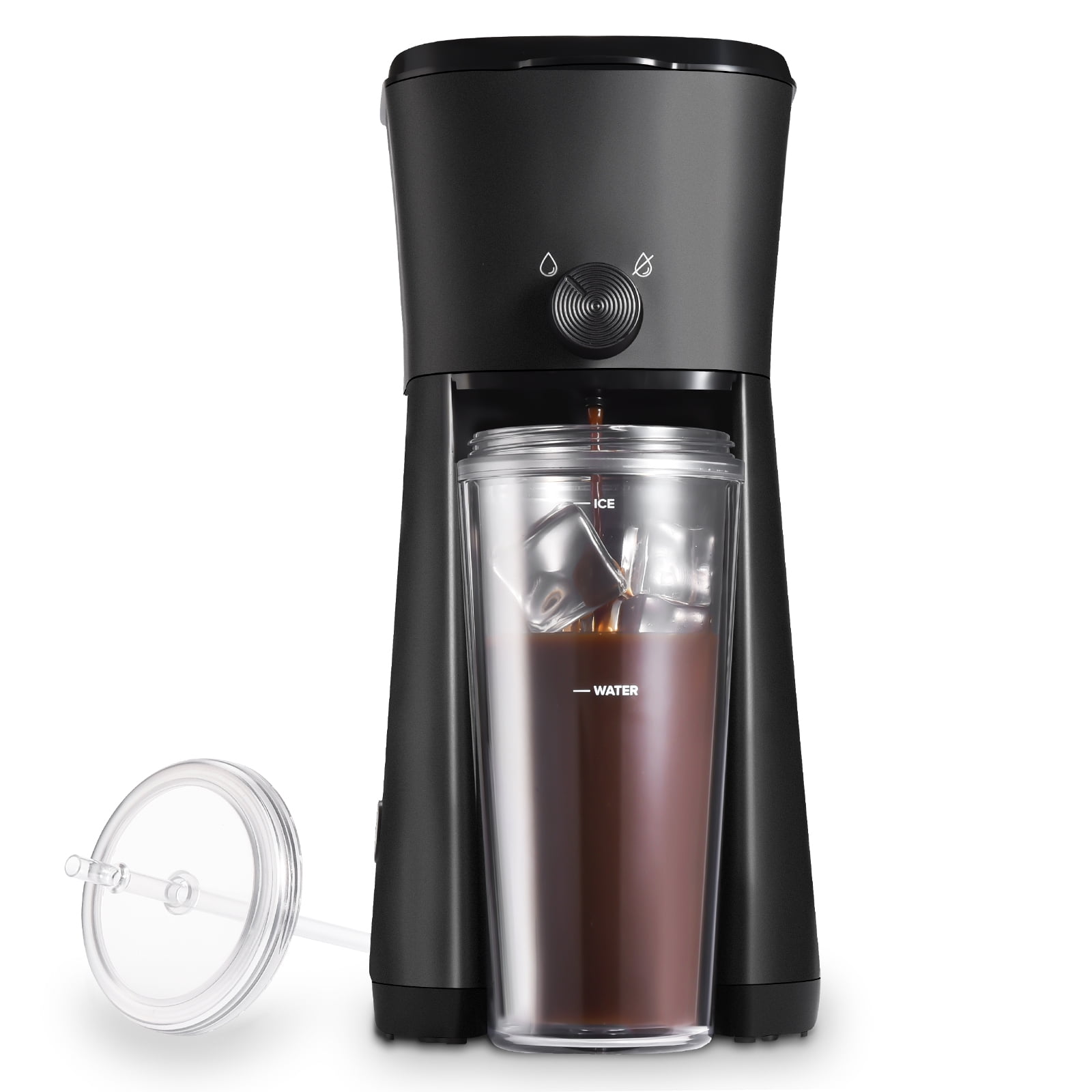 Mainstays Iced Coffee Maker with 20 fl oz Reusable Tumbler and Filter