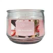 Mainstays Iced Poundcake Scented 3-Wick Glass Jar Candle, 11.5 oz.