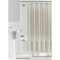 thumbnail image 1 of Mainstays 15-Piece Ikat Taupe Bathroom Set – Boho Shower Curtain, Bath Rugs & Hooks, Geometric Print, 1 of 6