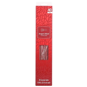 Mainstays Incense Sticks, Dragon's Blood Fragrance (Red), 40 Pack