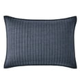 thumbnail image 1 of Mainstays King Pillow Sham - Indigo Blue Soft Jersey, Cotton-Rich T-Shirt Soft Decorative Bed Sham, 2 Pack, 1 of 7