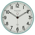 thumbnail image 1 of Mainstays Indoor 11.5" Round Mint Green Arabic Retro Schoolhouse  Analog Wall Clock, 1 of 9