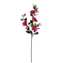 Mainstays Indoor Artificial Flower Magnolia Branch, Fuchsia Color, Assembled Height 49"