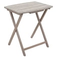 thumbnail image 1 of Mainstays Modern XL Oversized Folding Tray Table, Rustic Gray, 1 of 9