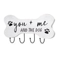 thumbnail image 1 of Mainstays Indoor Wooden You Me and the Dog Sign Hook White Farmhouse Style 7.75" x 15.75", 1 of 6