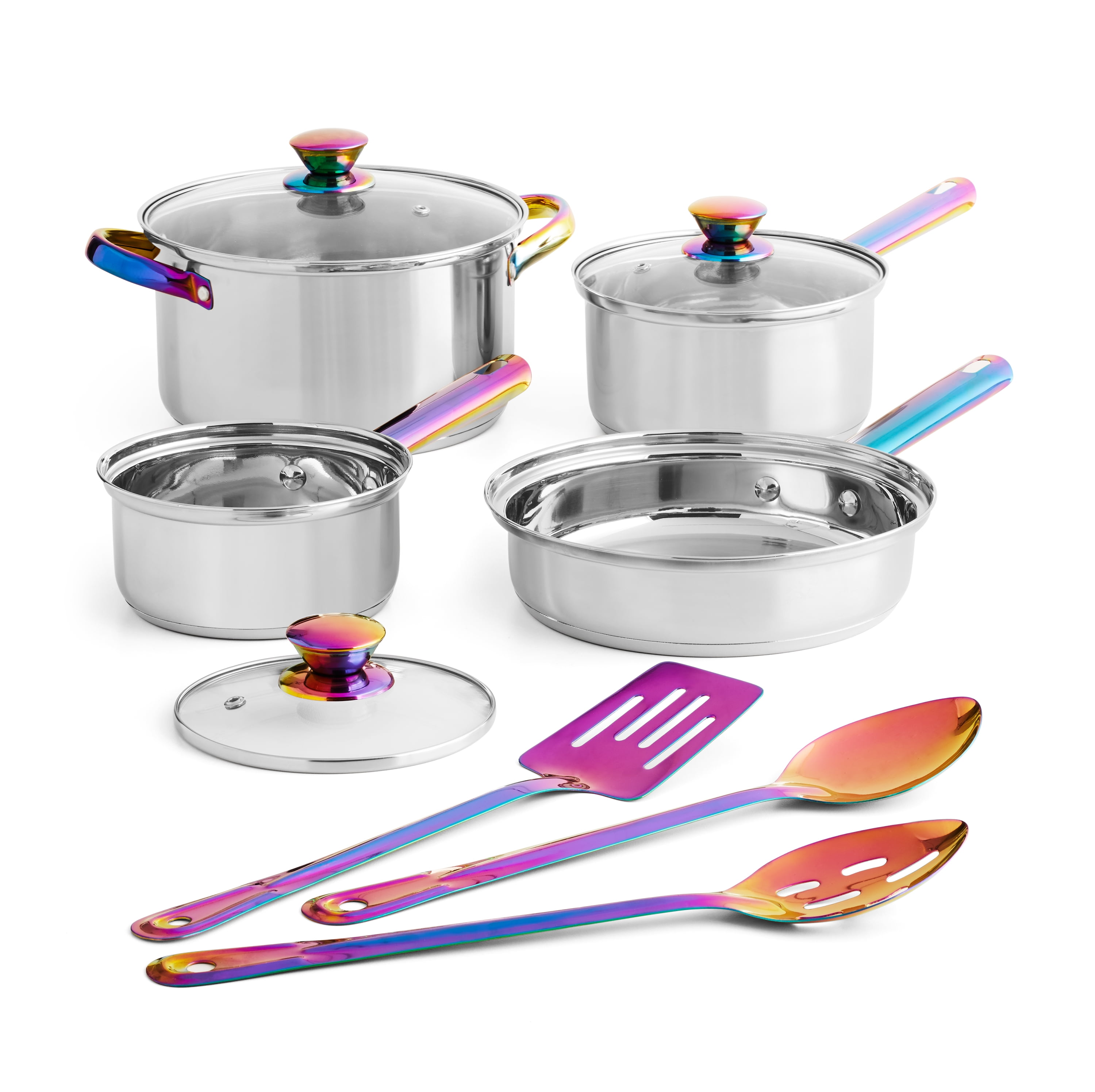 https://i5.walmartimages.com/seo/Mainstays-Iridescent-Stainless-Steel-10-Piece-Cookware-Set-with-Kitchen-Utensils_2158f301-4d00-48d3-b126-83fd3cd8015a_2.d798bb9dbe0cdc2a929420ae4e5c7f0e.jpeg
