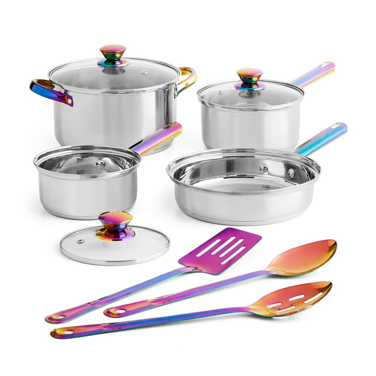 https://i5.walmartimages.com/seo/Mainstays-Iridescent-Stainless-Steel-10-Piece-Cookware-Set-with-Kitchen-Utensils_2158f301-4d00-48d3-b126-83fd3cd8015a_2.d798bb9dbe0cdc2a929420ae4e5c7f0e.jpeg?odnHeight=768&odnWidth=768&odnBg=FFFFFF