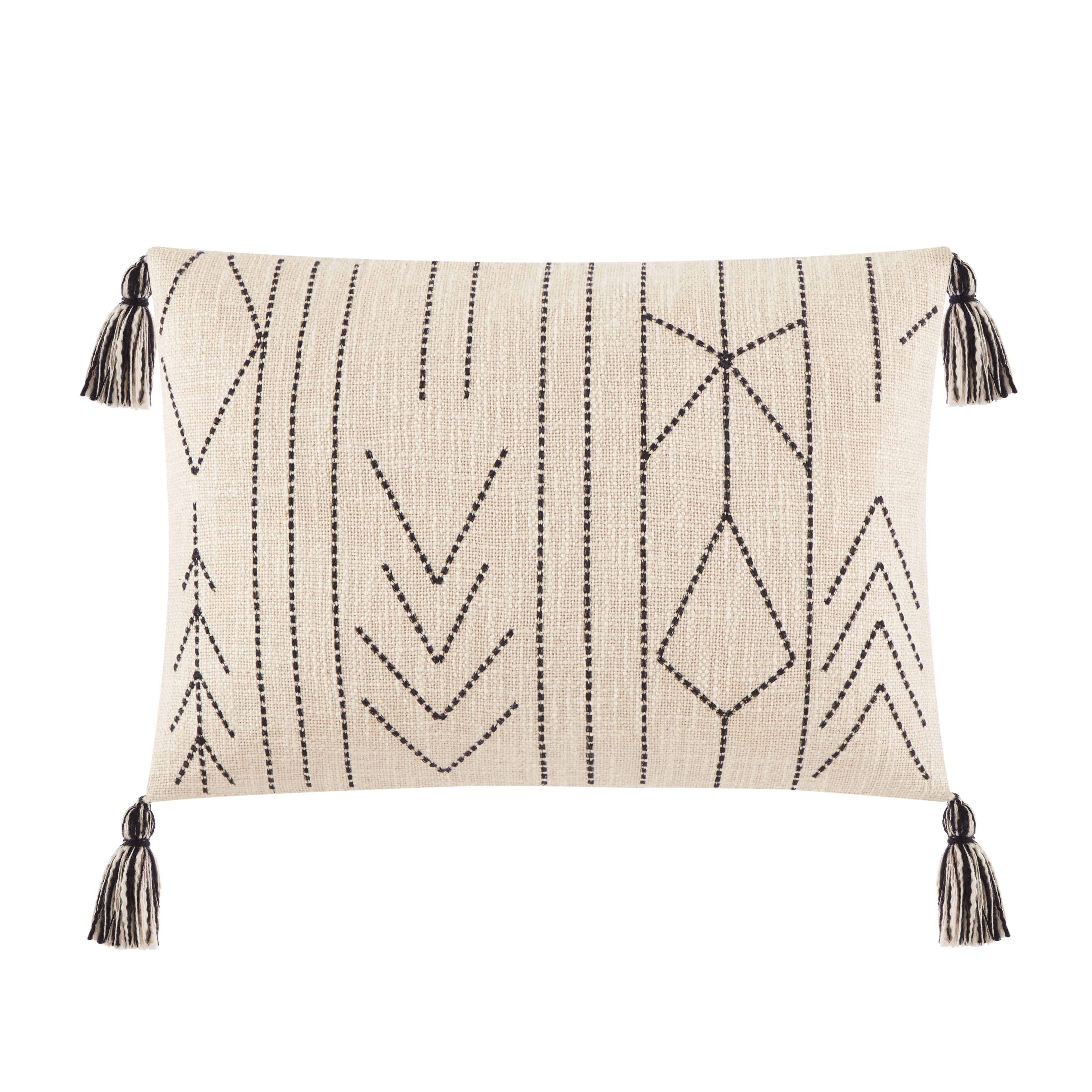 Mainstays Ivory Desert Oblong Decorative Throw Pillow For Adults, 14x20