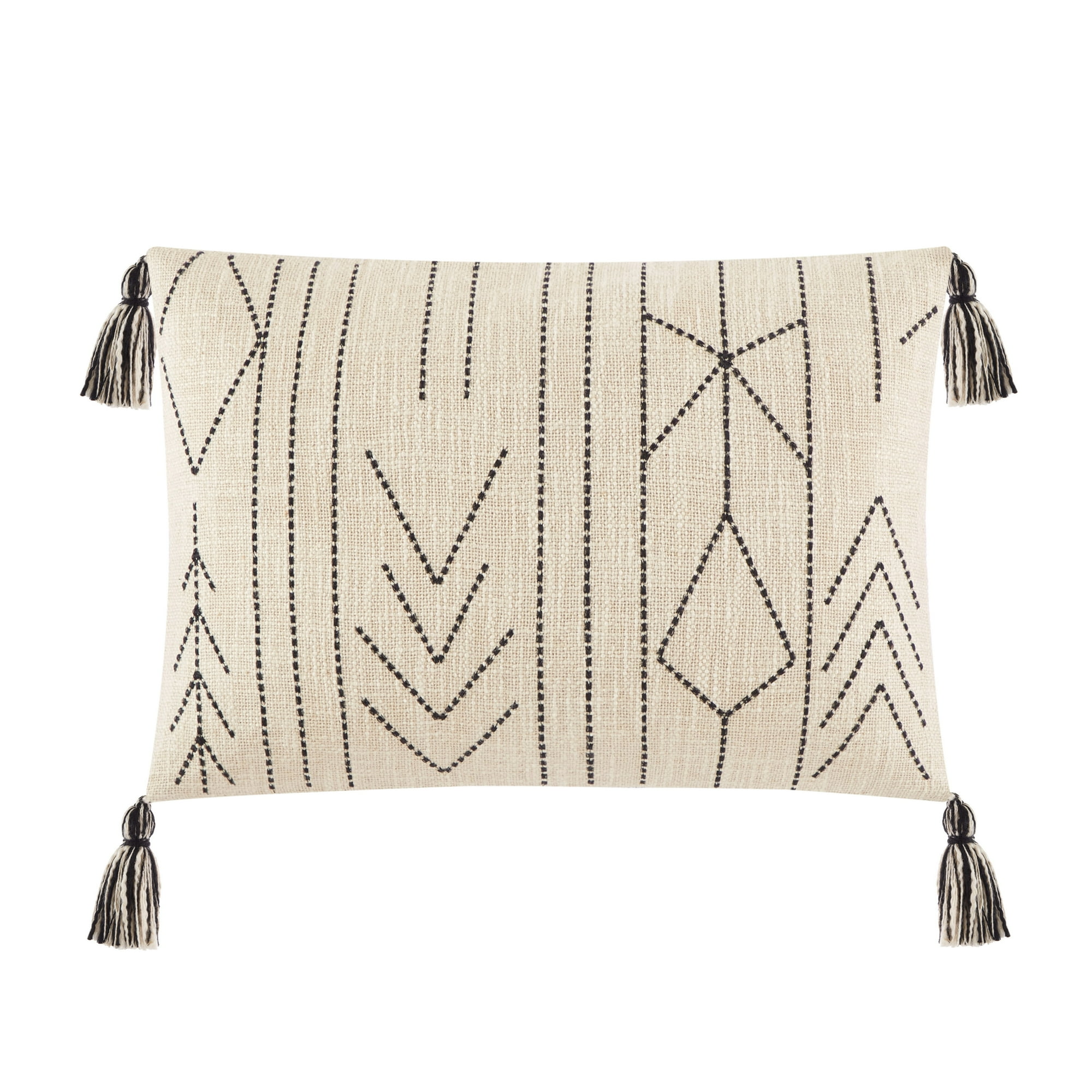 Mainstays Ivory Desert Oblong Decorative Throw Pillow For Adults, 14x20