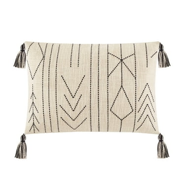 Mainstays Ivory Desert Oblong Decorative Throw Pillow For Adults, 14x20