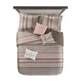 thumbnail image 1 of Mainstays Jacquard 7 Piece Multi-Stripe Comforter Bedding Set, King, 1 of 6