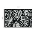 thumbnail image 1 of Mainstays Jacquard High Low Loop Kitchen Mat 18"x 27" Rich Black & Arctic White, 1 of 9
