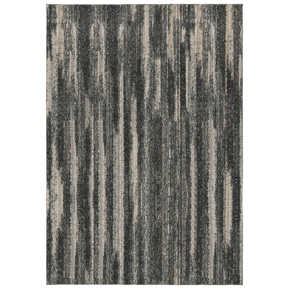 Mainstays Jasper Gray Abstract Indoor Area Rug, 9' x 12'