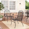 Mainstays Jefferson Outdoor Dining Chairs, Set of 6