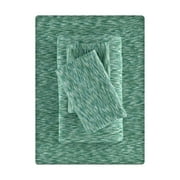 Mainstays Extra Soft 100% Cotton Jersey Bed Sheet Set, Queen, Green Sage Crackle, 4 Pieces