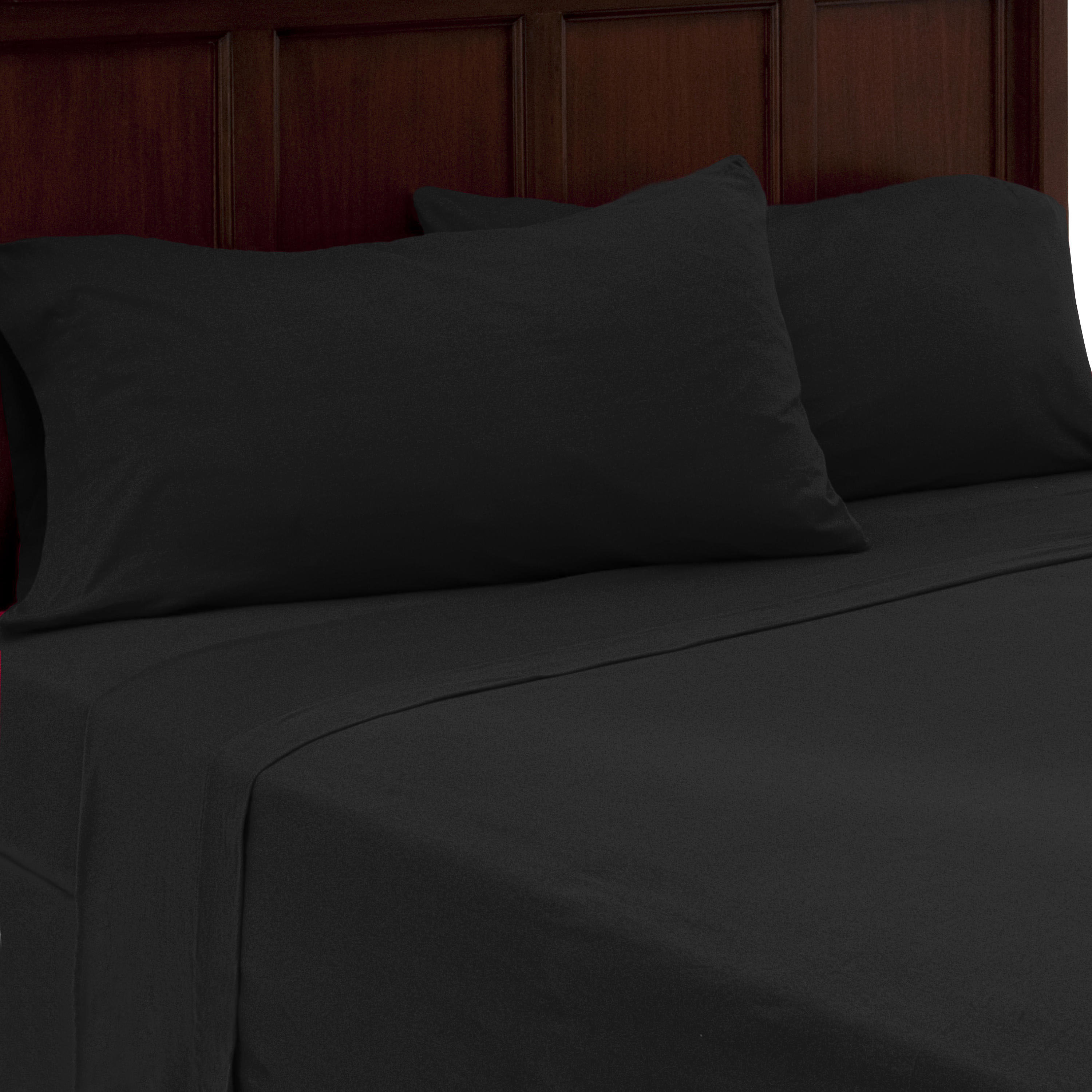 Mainstays Jersey Knit Bed Sheet Set, 4 Pieces - image 1 of 2