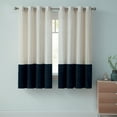 thumbnail image 1 of Mainstays Joselyn Linen Velvet Grommet Top Curtain Panel, 1 of 3