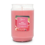 Mainstays Juicy Watermelon Scented Single Wick Jar Candle, 20 oz