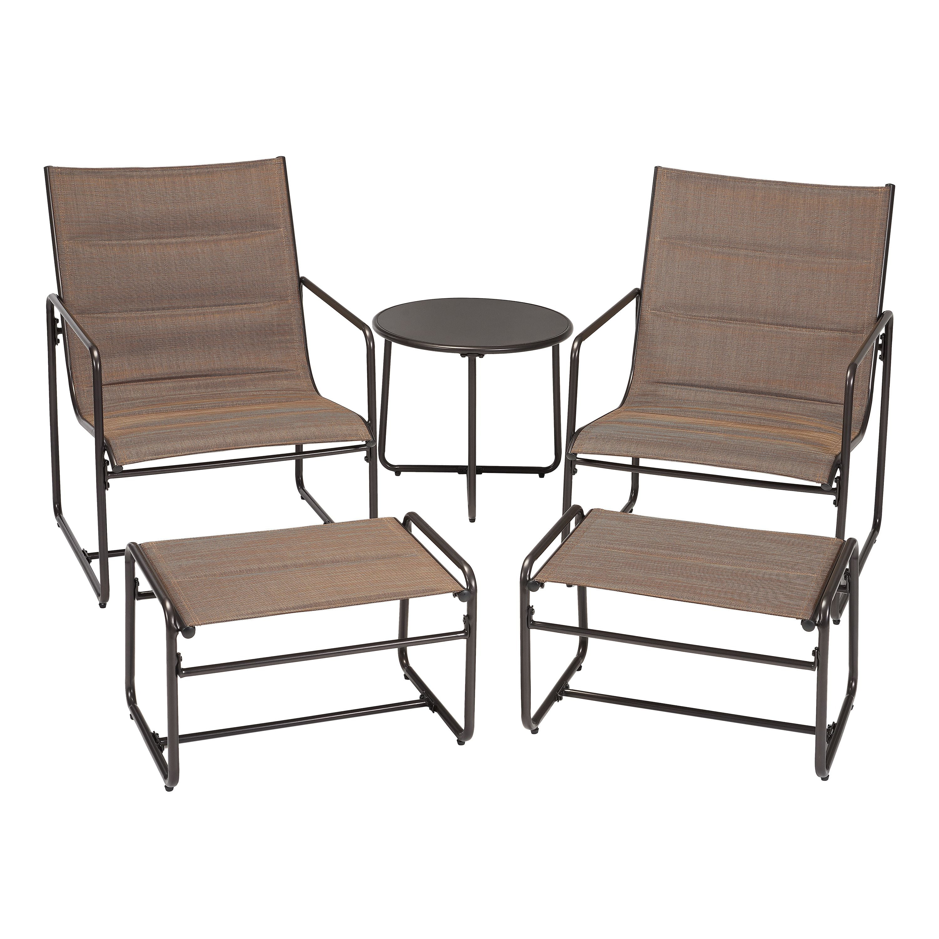 Mainstays Keswick Cove 5Piece Sling Outdoor Chat Set