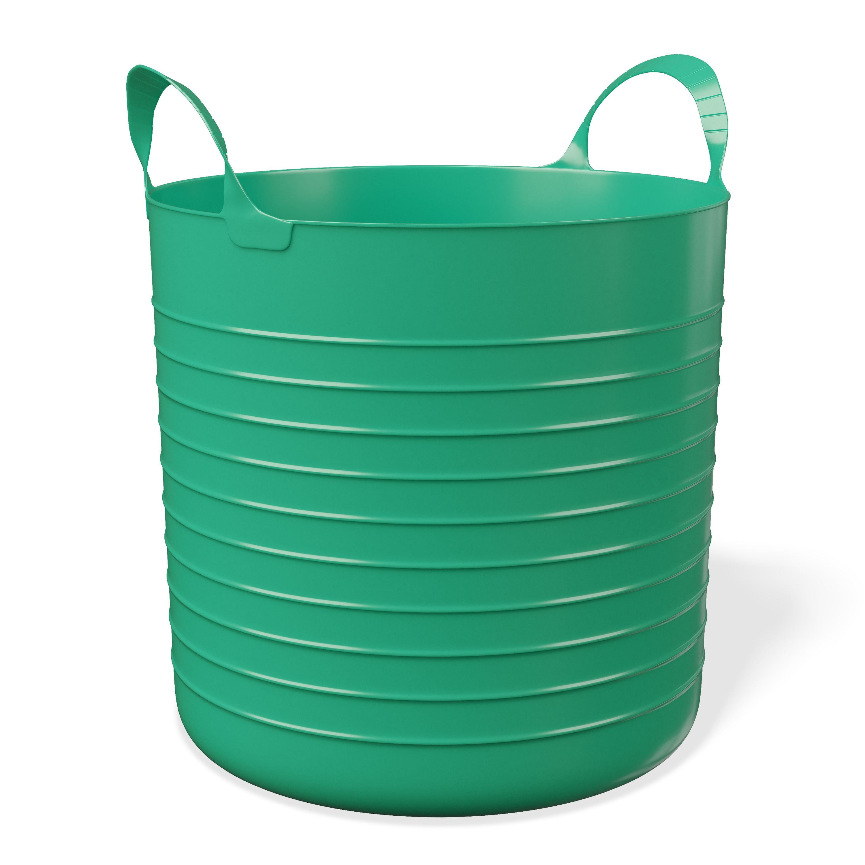 Mainstays Kids 10 Gallon Large Green Plastic Flex Storage Basket