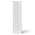 thumbnail image 1 of Mainstays Kids White and Metallic Gold Sun Sheer Overlay Blackout Rod Pocket with Back Tabs Single Curtain Panel, 38" W x 95" L, 1 of 7