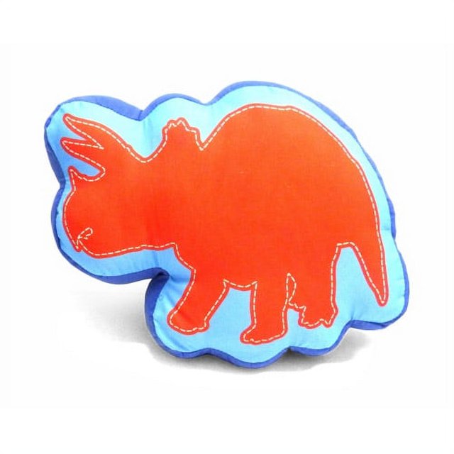 Mainstays Kids' Decorative Pillow, Red Dinosaur