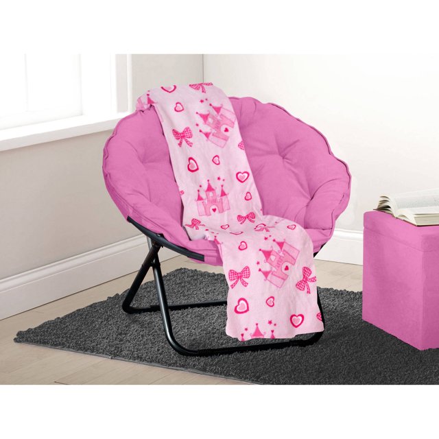 Mainstays Kids Royalty Printed Plush Throw