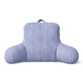 thumbnail image 1 of Mainstays Kids Ribbed Corduroy Plush Backrest Pillow, Light Purple, 33" x 13" x 25", 1 of 4