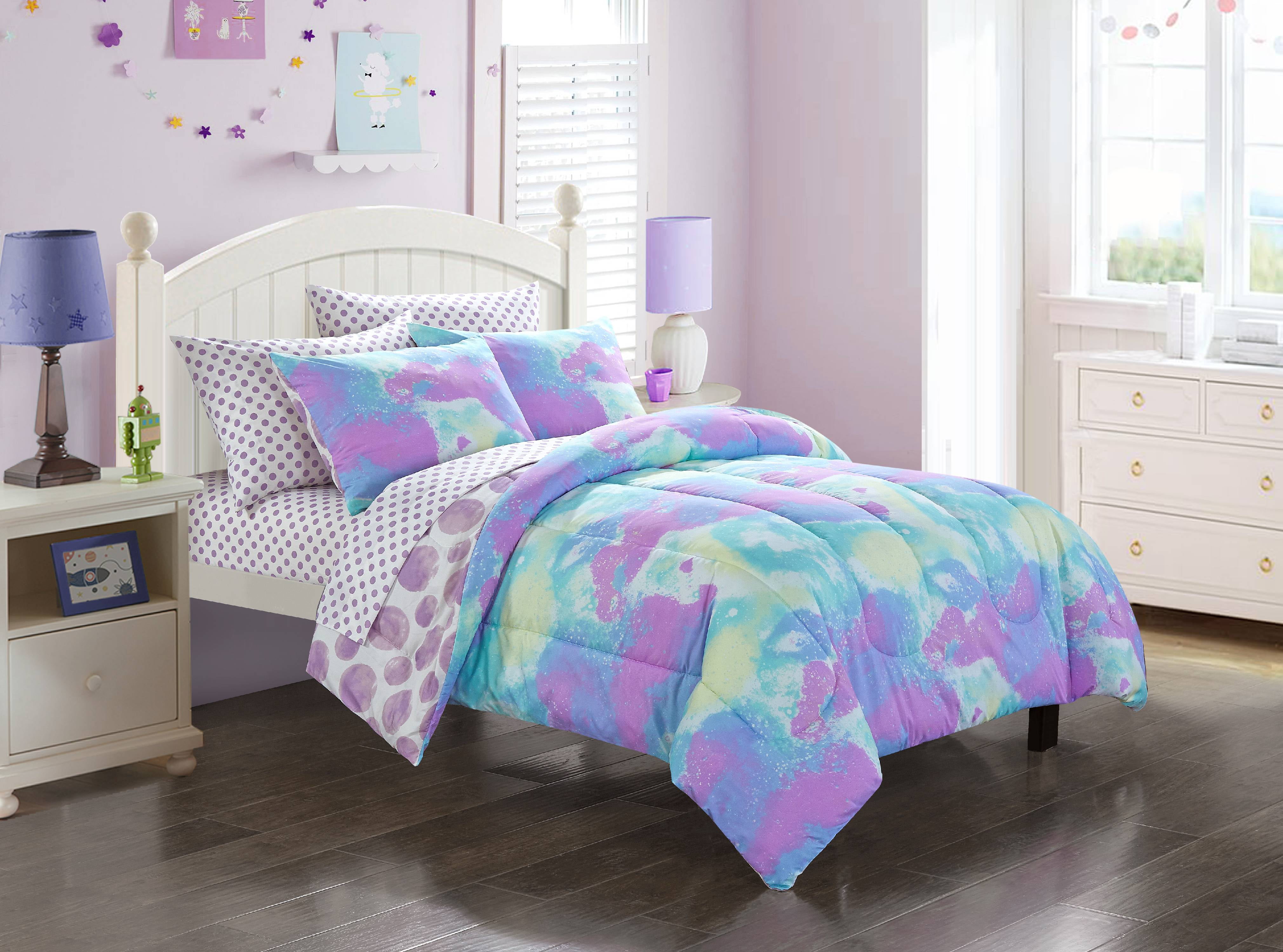 Mainstays Kids Tie Dye Cloud Bed In A Bag