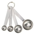 thumbnail image 1 of Mainstays Kitchen Stainless Steel 4-Piece Nesting Measuring Spoons Set, Stainless Steel Finish, 1 of 6