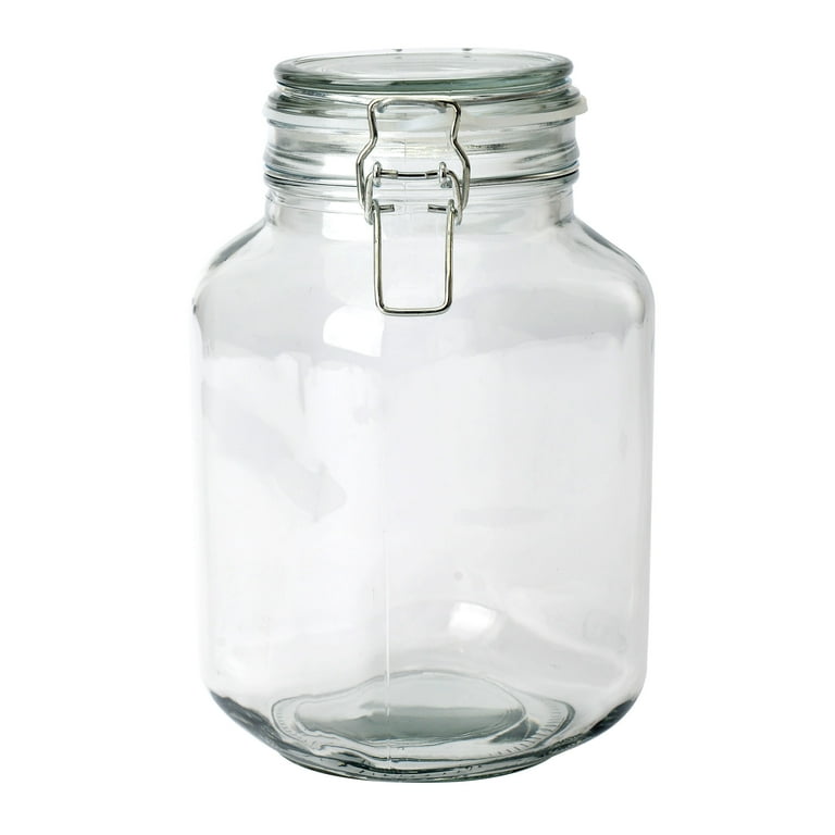 HolaJia Glass Jar with Lid – 24 oz Glass Storage Containers – Premium Jars  wi