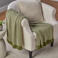 thumbnail image 1 of Mainstays Knit Oversized Couch Throw Blanket, Mossy Green, 50 x 72 in, 1 of 6