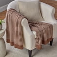 thumbnail image 1 of Mainstays Knit Oversized Couch Throw Blanket, Warm Brownie, 50 x 72 in, 1 of 6